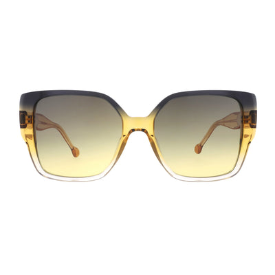 Lunettes de soleil Iconic carrée - Dégradé Gris Jaune - NUXE
