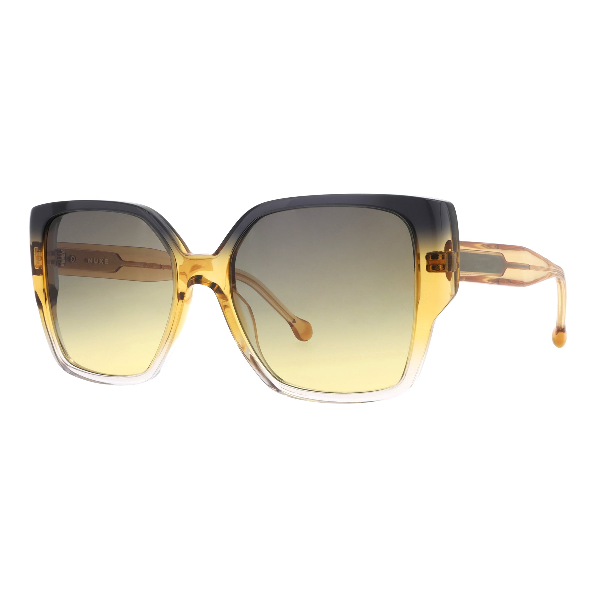 Lunettes de soleil Iconic carrée - Dégradé Gris Jaune - NUXE