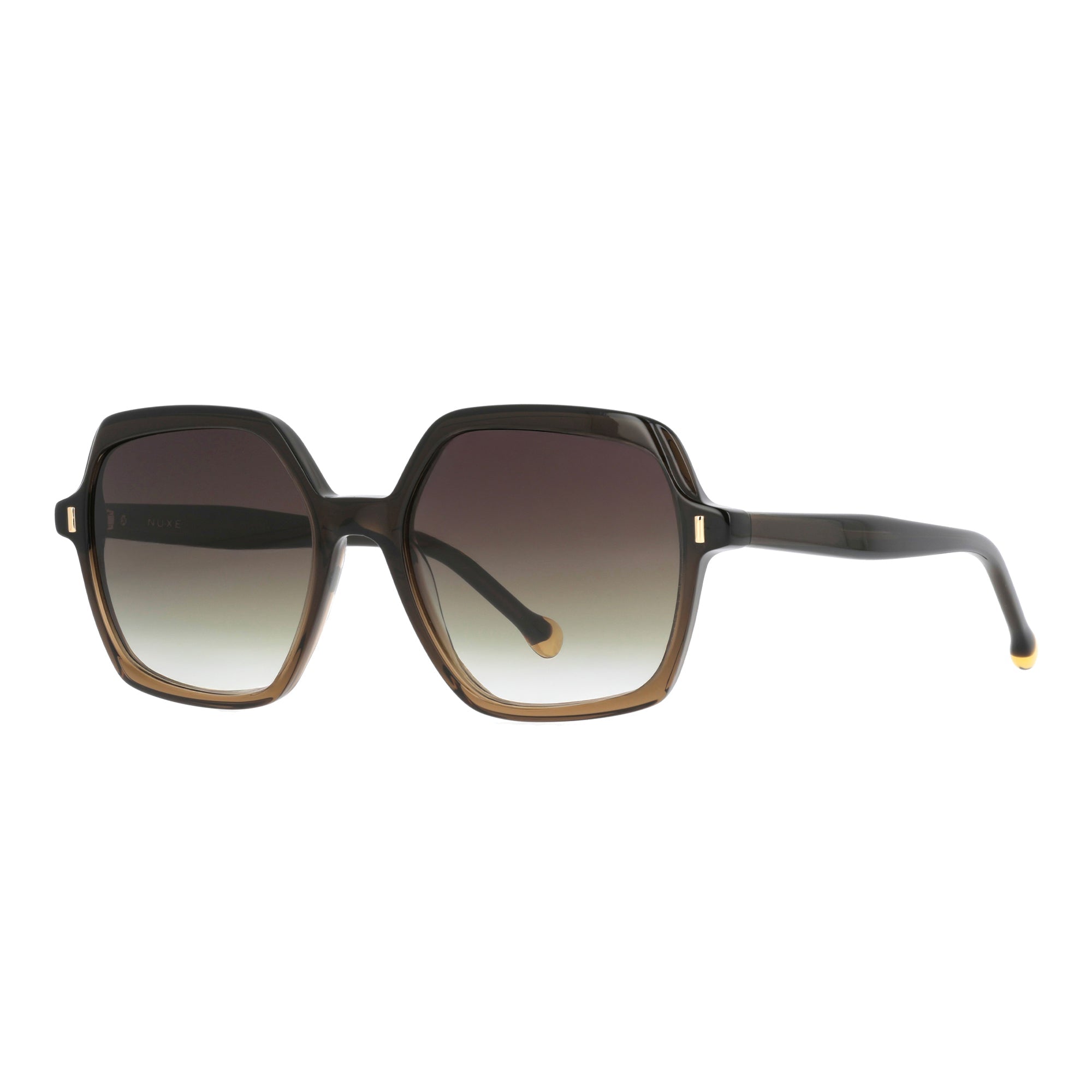 Lunettes de soleil Soyeuse - Brun foncé/Cristal beige - NUXE