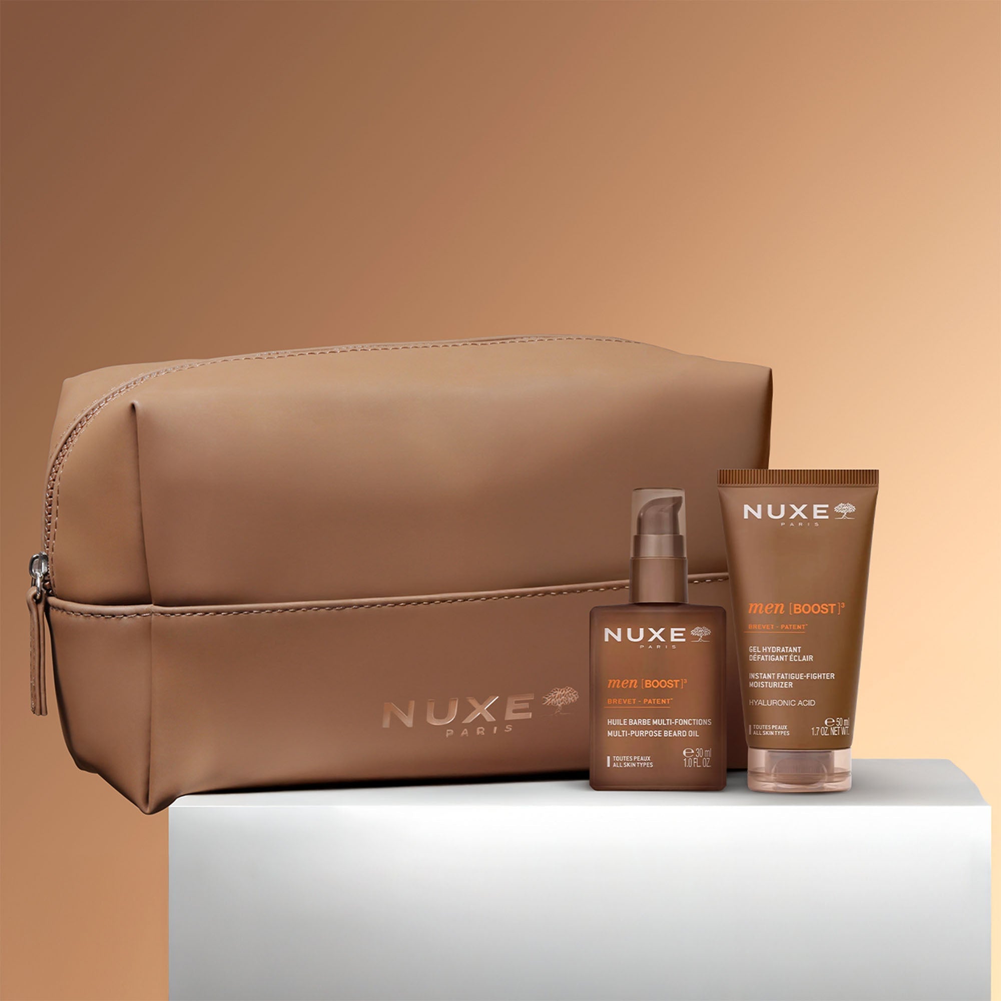 Routine Hydratation Visage et Barbe, NUXE Men EN - NUXE