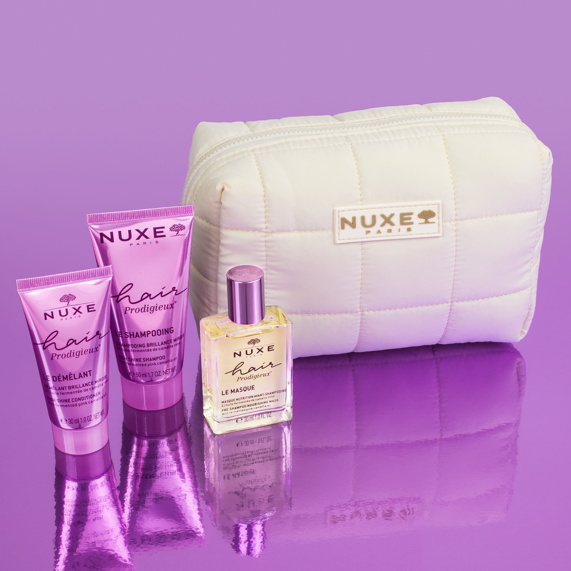 Ma routine cheveux brillants