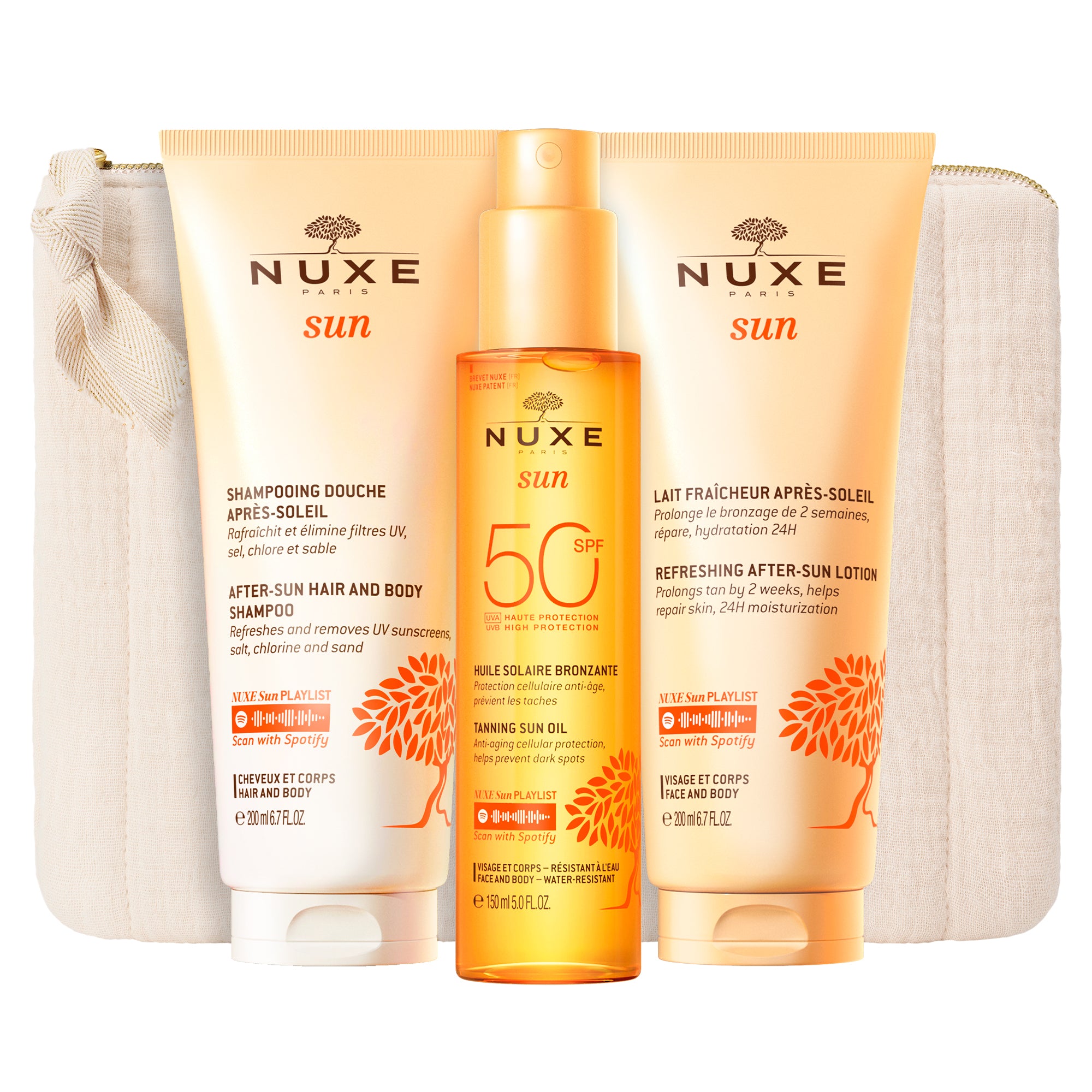 Routine Solaire Haute protection SPF 50,  NUXE Sun