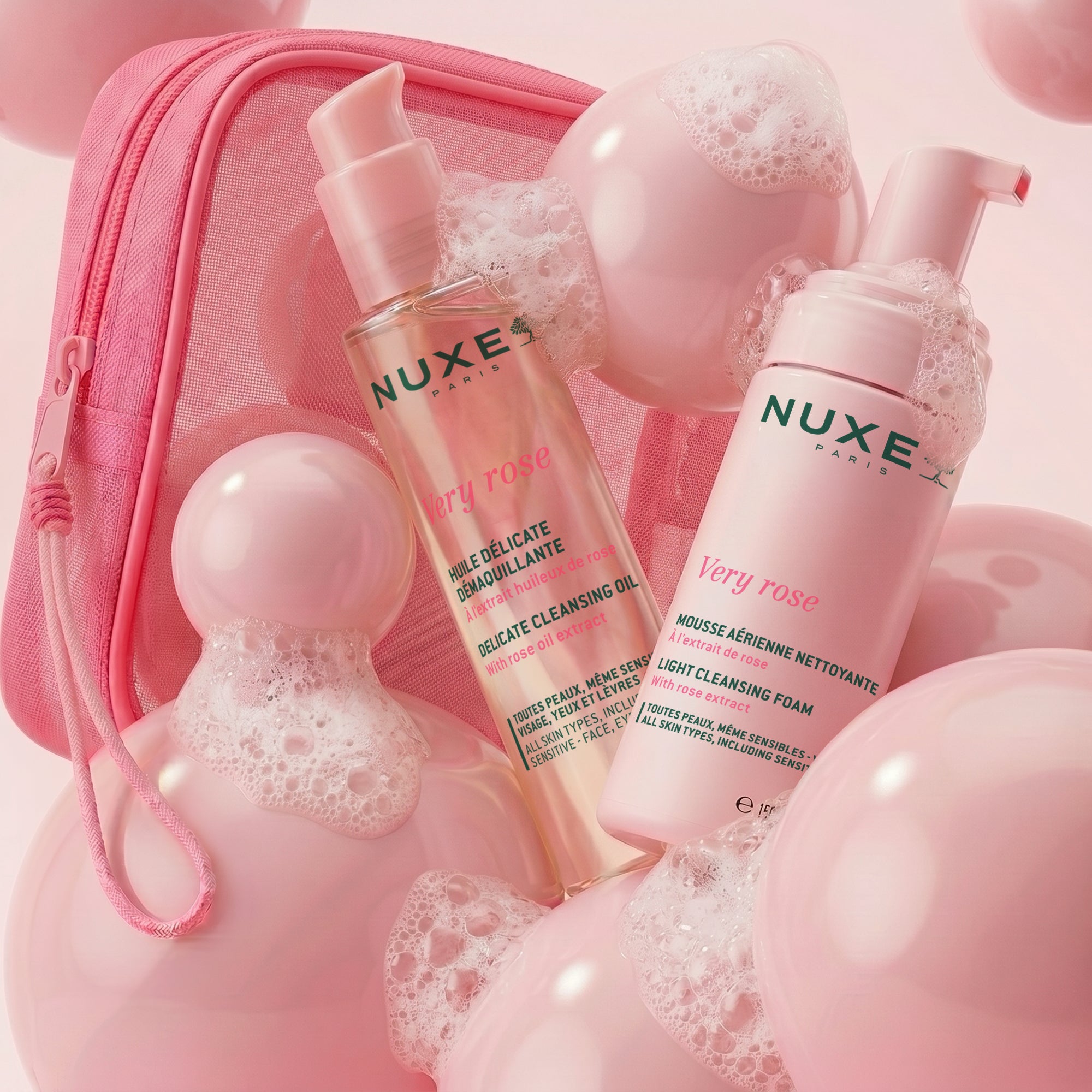 Duo Double Nettoyage, Very Rose