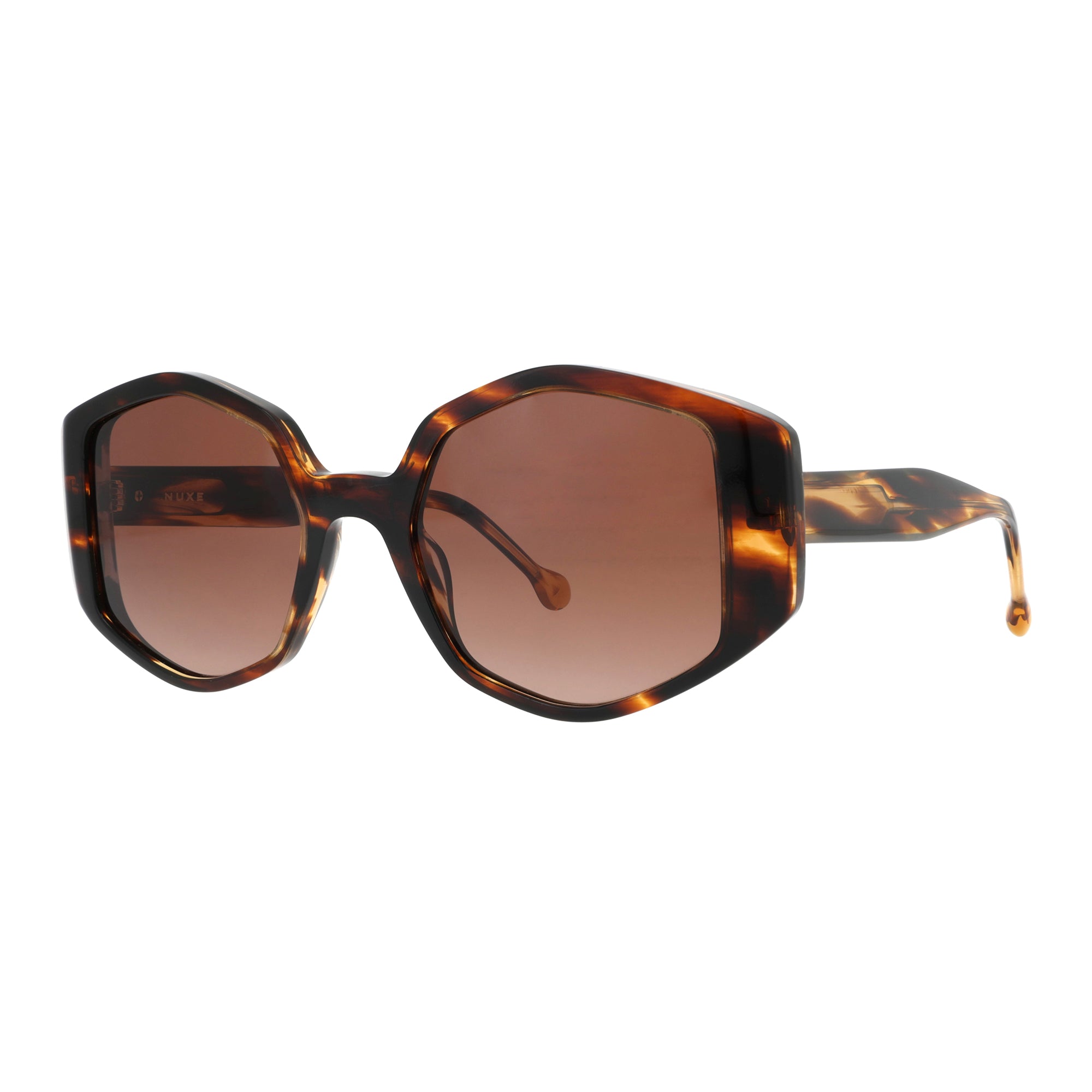 Lunettes de soleil Iconic Amande - Ecaille Marron et Miel