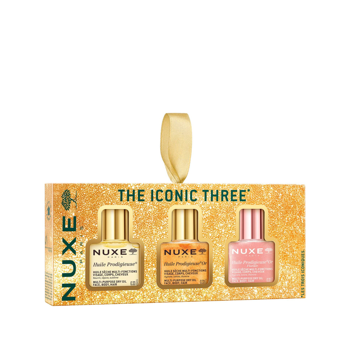 Coffret Noël Huile Prodigieuse® Les Trois Iconiques - NUXE