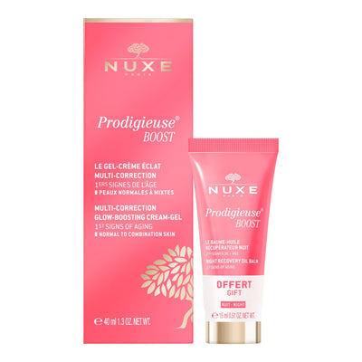 Duo Gel - Crème Eclat multi - correction et Baume - Huile Récupérateur Nuit offert - NUXE