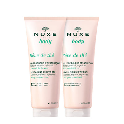 Duo Gelée de Douche Ressourçantes, Rêve de thé EN - NUXE