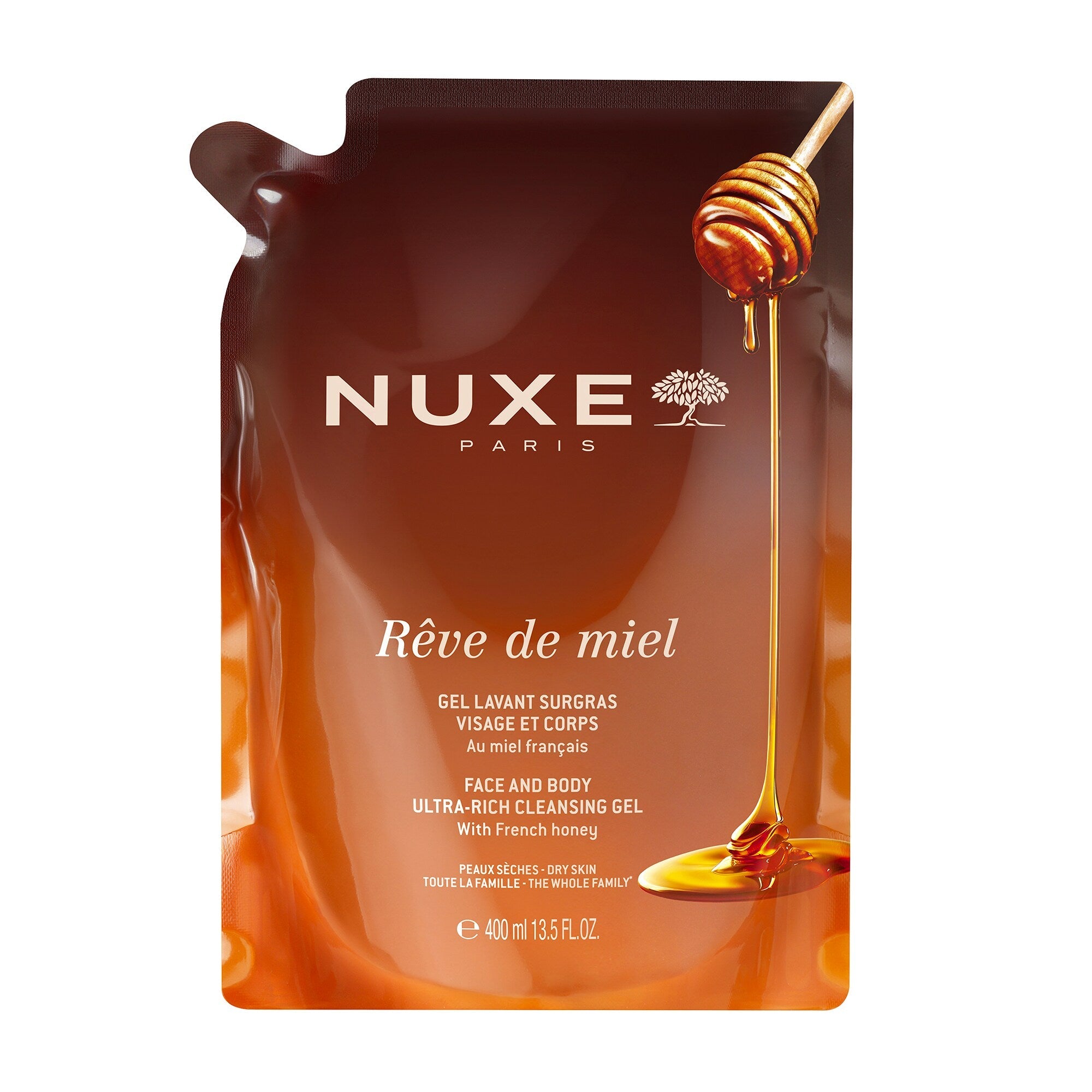 Gel lavant surgras visage et corps - Eco-Recharge - NUXE
