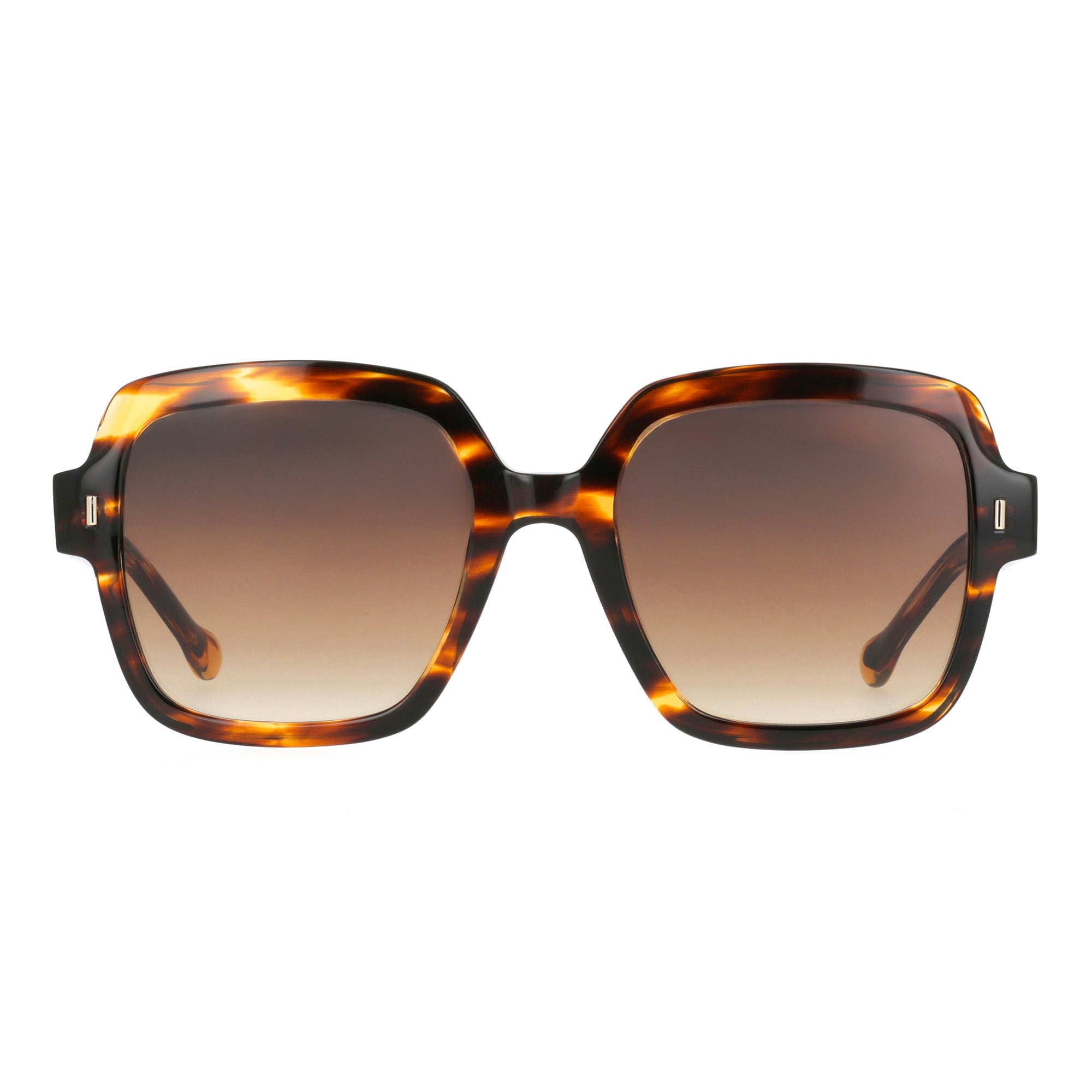 Lunettes de soleil Eclat - Ecaille marron et miel - NUXE