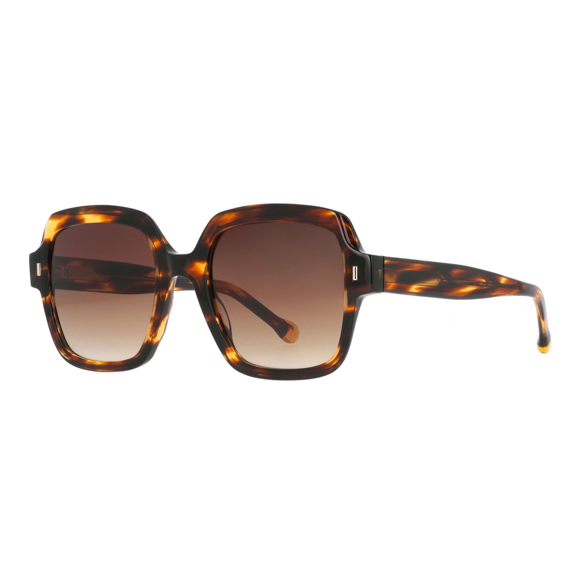 Lunettes de soleil Eclat - Ecaille marron et miel - NUXE