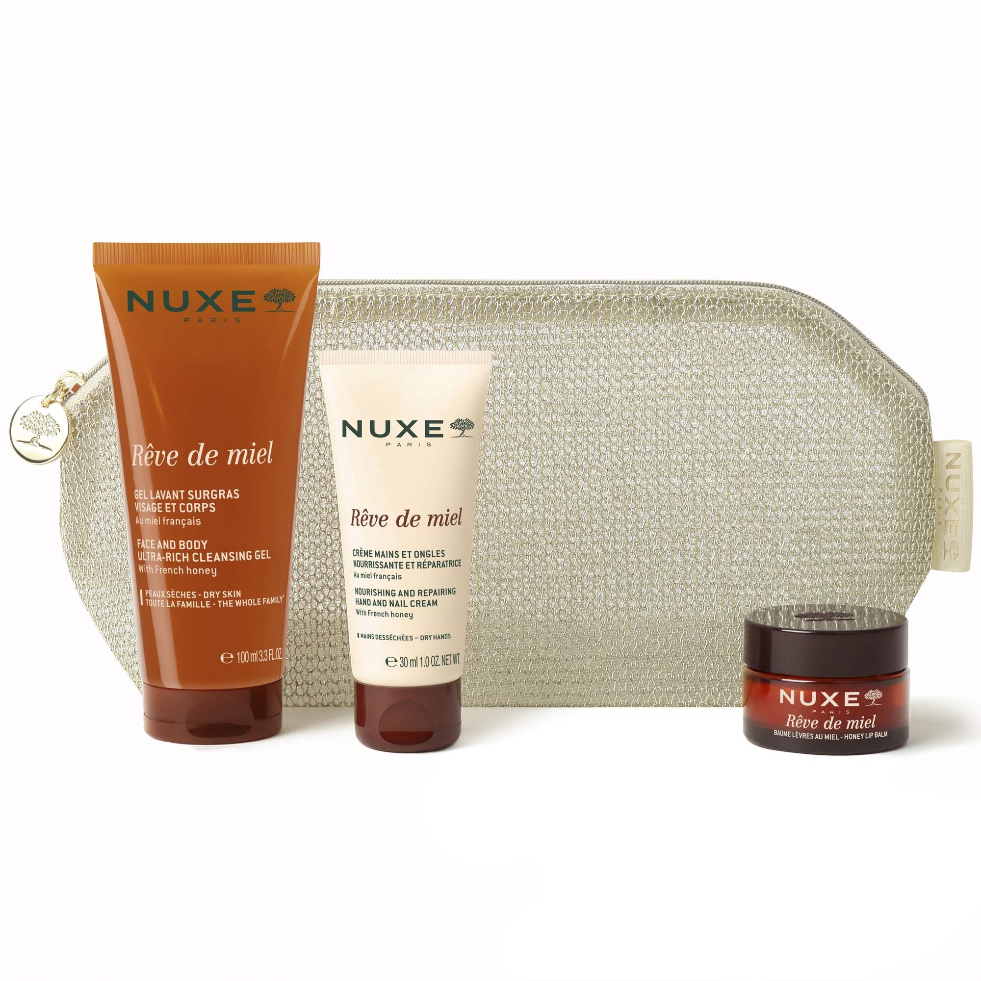 Trio Nourrissant : Corps - Mains - Lèvres - NUXE